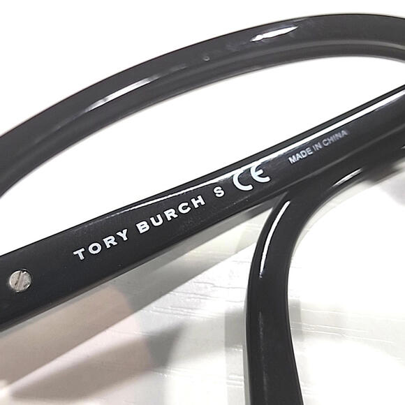 Tory Burch TY7027 NO Lenses LG Black Oversized Sunglasses Frame 56-18 135 READ - Picture 7 of 9